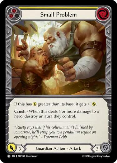 Small Problem [SUP193] (Super Slam)  Rainbow Foil | Good Games Morley