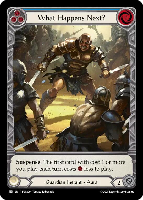 What Happens Next? (Extended Art Cold Foil) [SUP209] (Super Slam)  Cold Foil | Good Games Morley
