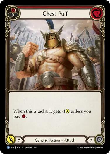 Chest Puff [SUP222] (Super Slam)  Rainbow Foil | Good Games Morley