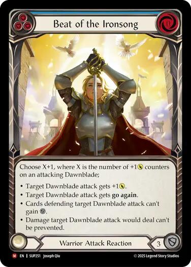 Beat of the Ironsong [SUP251] (Super Slam)  Rainbow Foil | Good Games Morley