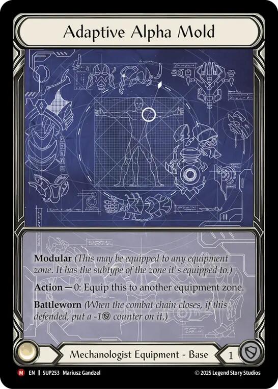 Adaptive Alpha Mold (Extended Art Cold Foil) [SUP253] (Super Slam)  Cold Foil | Good Games Morley