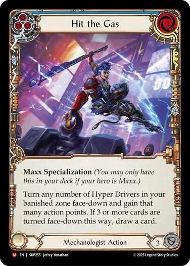 Hit the Gas [SUP255] (Super Slam)  Rainbow Foil | Good Games Morley