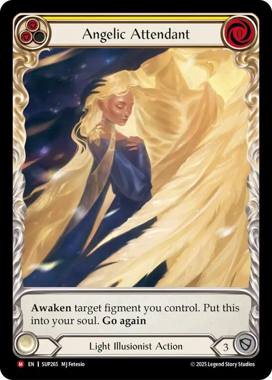 Angelic Attendant (Extended Art Cold Foil) [SUP265] (Super Slam)  Cold Foil | Good Games Morley