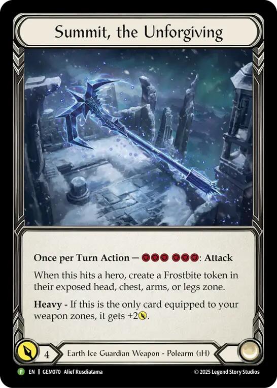 Summit, the Unforgiving [GEM070] (GEM Pack 3)  Cold Foil | Good Games Morley