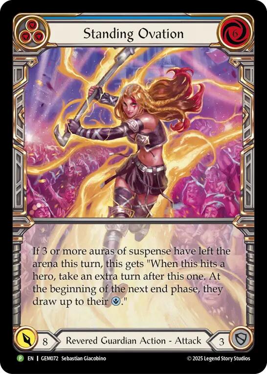 Standing Ovation [GEM072] (GEM Pack 3)  Cold Foil | Good Games Morley
