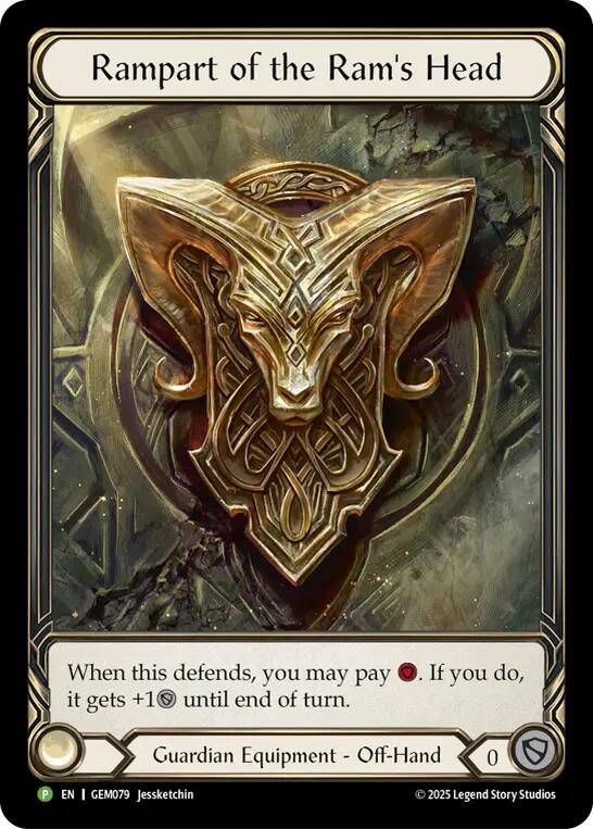 Rampart of the Ram's Head [GEM079] (GEM Pack 3)  Rainbow Foil | Good Games Morley