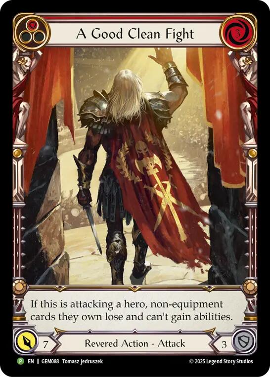 A Good Clean Fight [GEM088] (GEM Pack 3)  Rainbow Foil | Good Games Morley