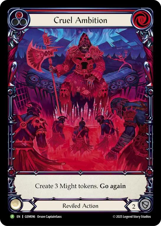 Cruel Ambition [GEM096] (GEM Pack 3)  Rainbow Foil | Good Games Morley