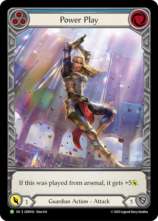 Power Play [GEM103] (GEM Pack 3)  Rainbow Foil | Good Games Morley