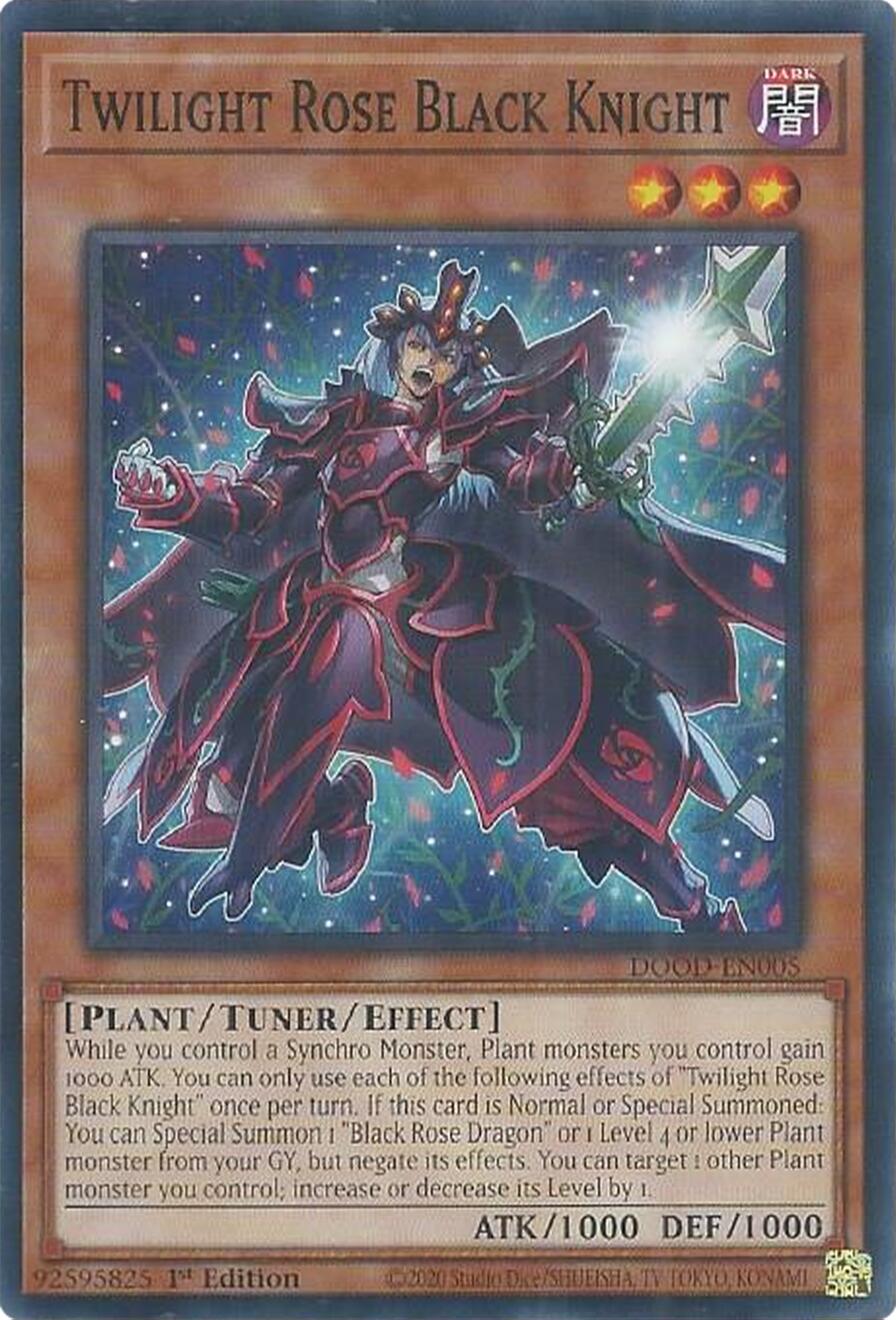 Twilight Rose Black Knight [DOOD-EN005] Common | Good Games Morley