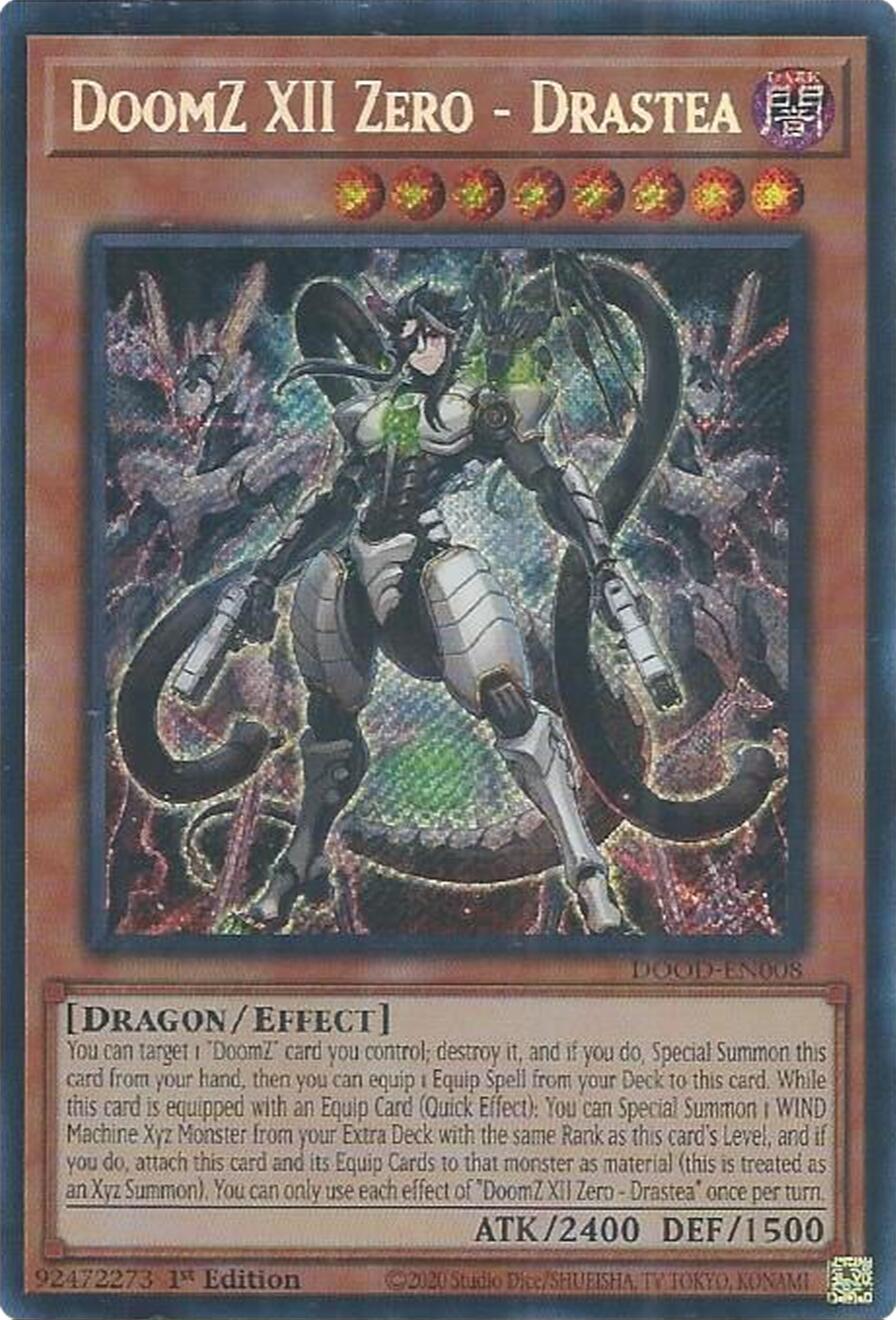 DoomZ XII Zero - Drastea [DOOD-EN008] Secret Rare | Good Games Morley