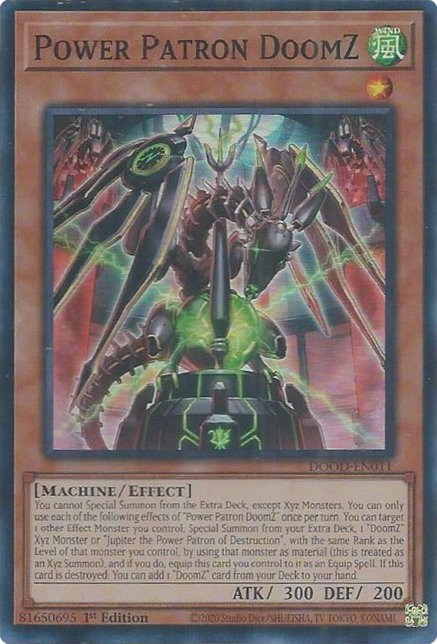 Power Patron DoomZ [DOOD-EN011] Super Rare | Good Games Morley