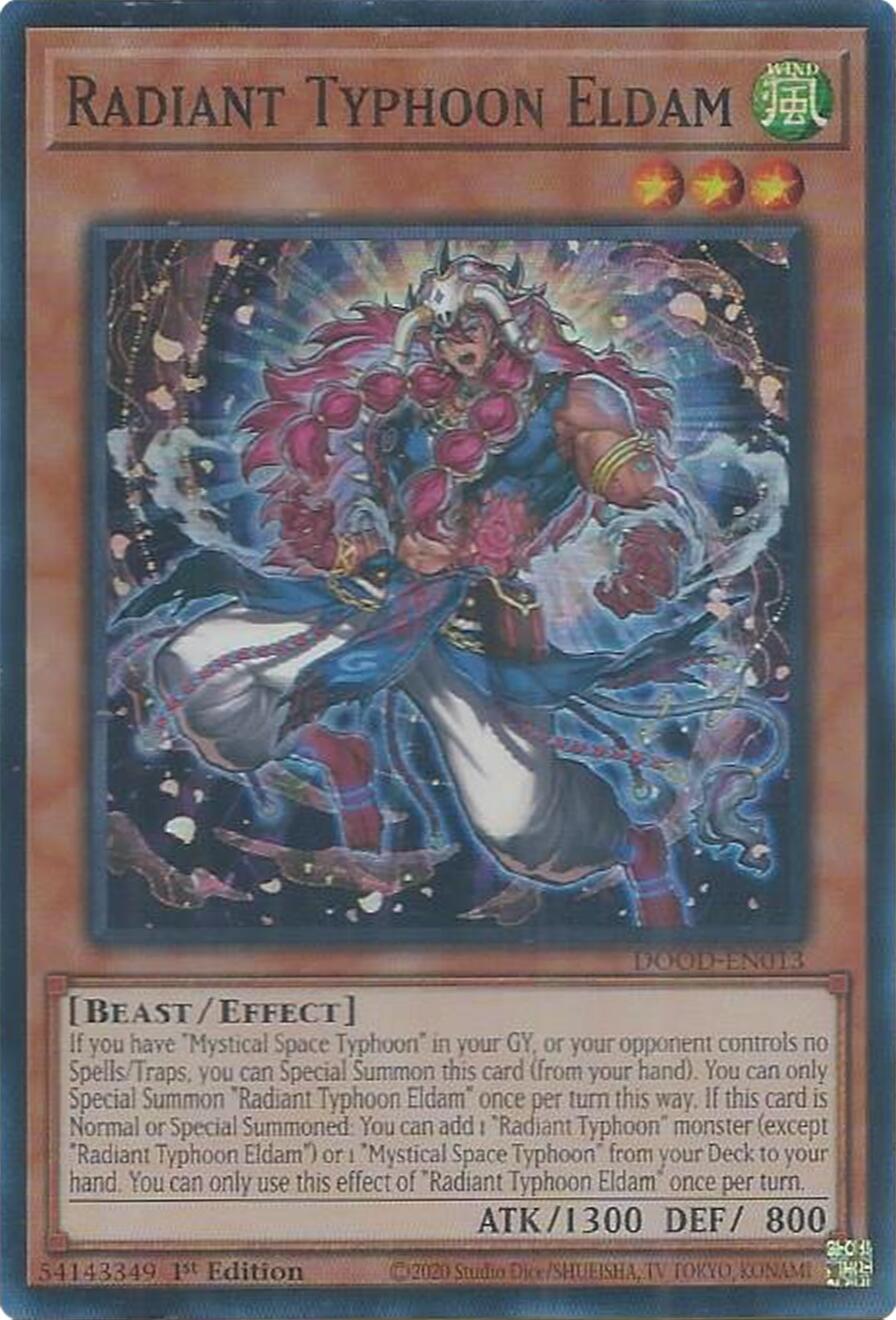 Radiant Typhoon Eldam [DOOD-EN013] Super Rare | Good Games Morley