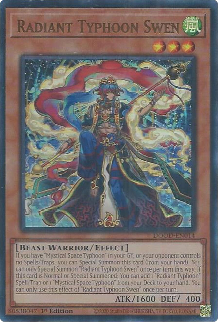 Radiant Typhoon Swen [DOOD-EN014] Ultra Rare | Good Games Morley