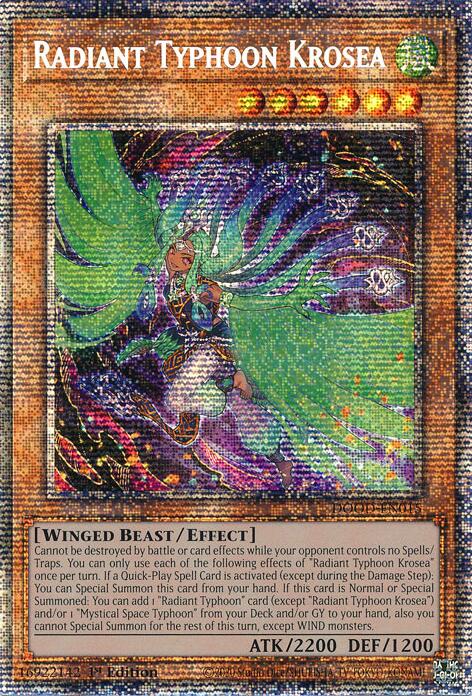 Radiant Typhoon Krosea (Starlight Rare) [DOOD-EN015] Starlight Rare | Good Games Morley