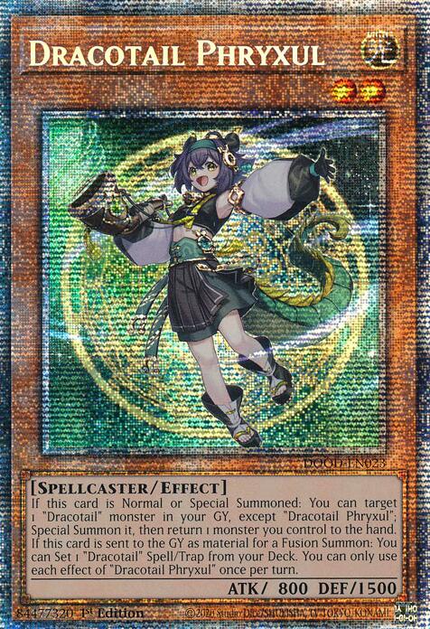 Dracotail Phryxul (Starlight Rare) [DOOD-EN023] Starlight Rare | Good Games Morley