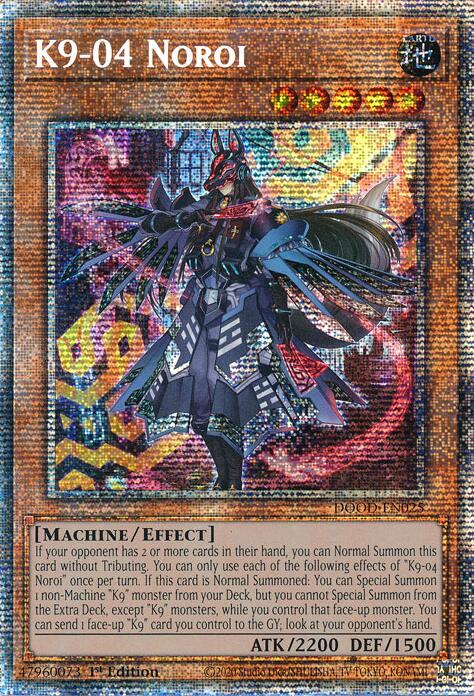 K9-04 Noroi (Starlight Rare) [DOOD-EN025] Starlight Rare | Good Games Morley