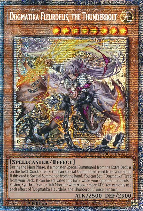 Dogmatika Fleurdelis, the Thunderbolt (Starlight Rare) [DOOD-EN026] Starlight Rare | Good Games Morley