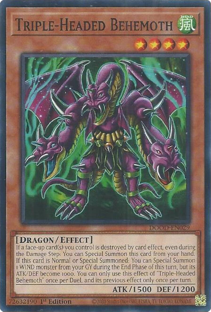 Triple-Headed Behemoth [DOOD-EN029] Common | Good Games Morley