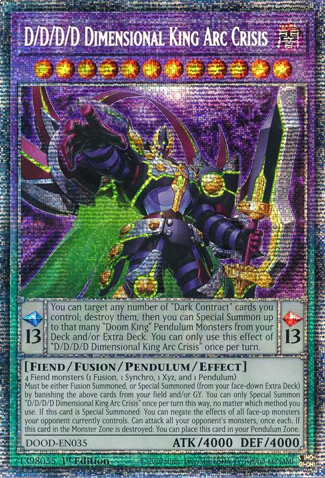 D/D/D/D Dimensional King Arc Crisis (Starlight Rare) [DOOD-EN035] Starlight Rare | Good Games Morley