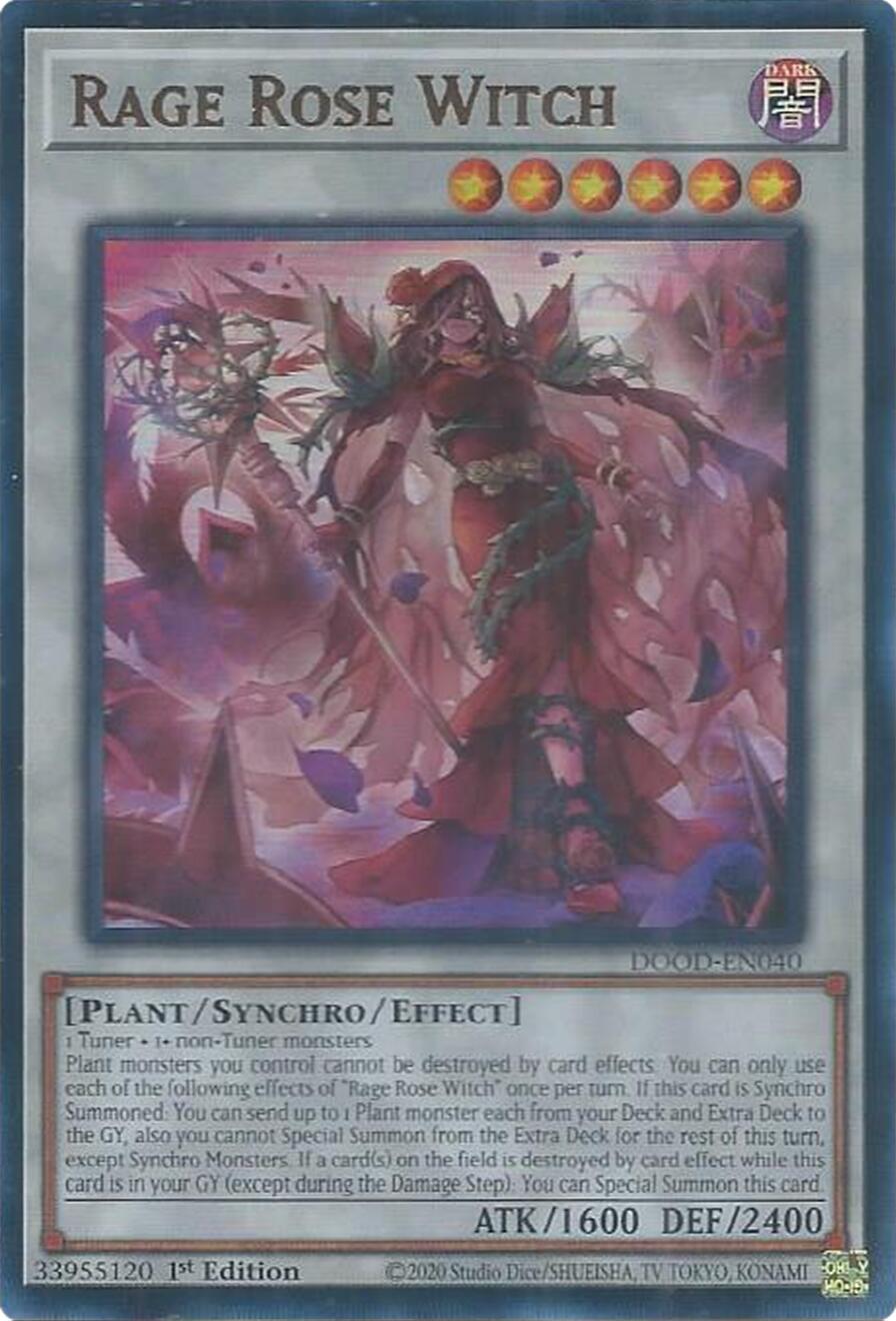 Rage Rose Witch [DOOD-EN040] Ultra Rare | Good Games Morley