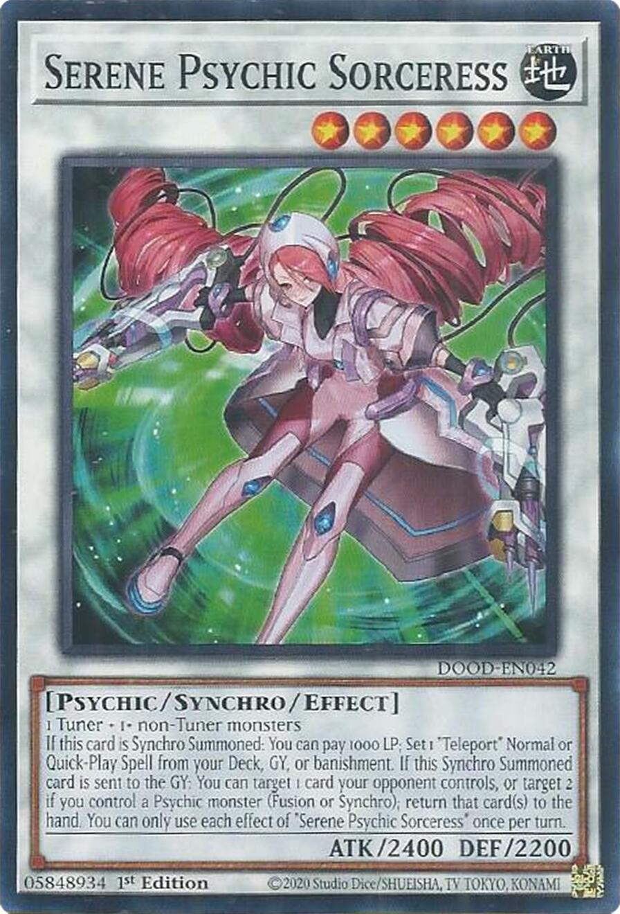 Serene Psychic Sorceress [DOOD-EN042] Common | Good Games Morley