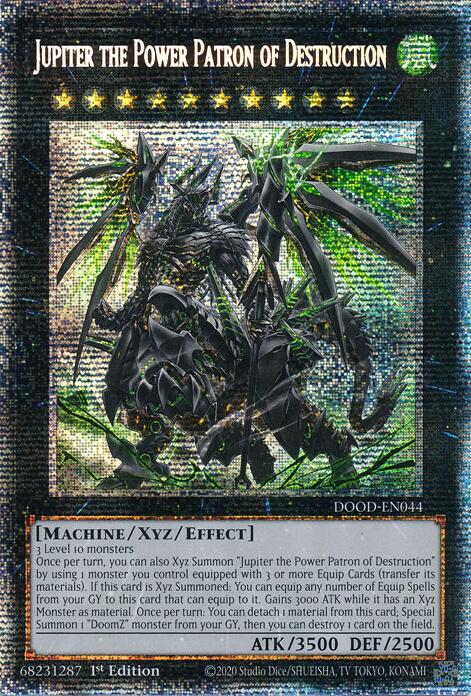 Jupiter the Power Patron of Destruction (Starlight Rare) [DOOD-EN044] Starlight Rare | Good Games Morley