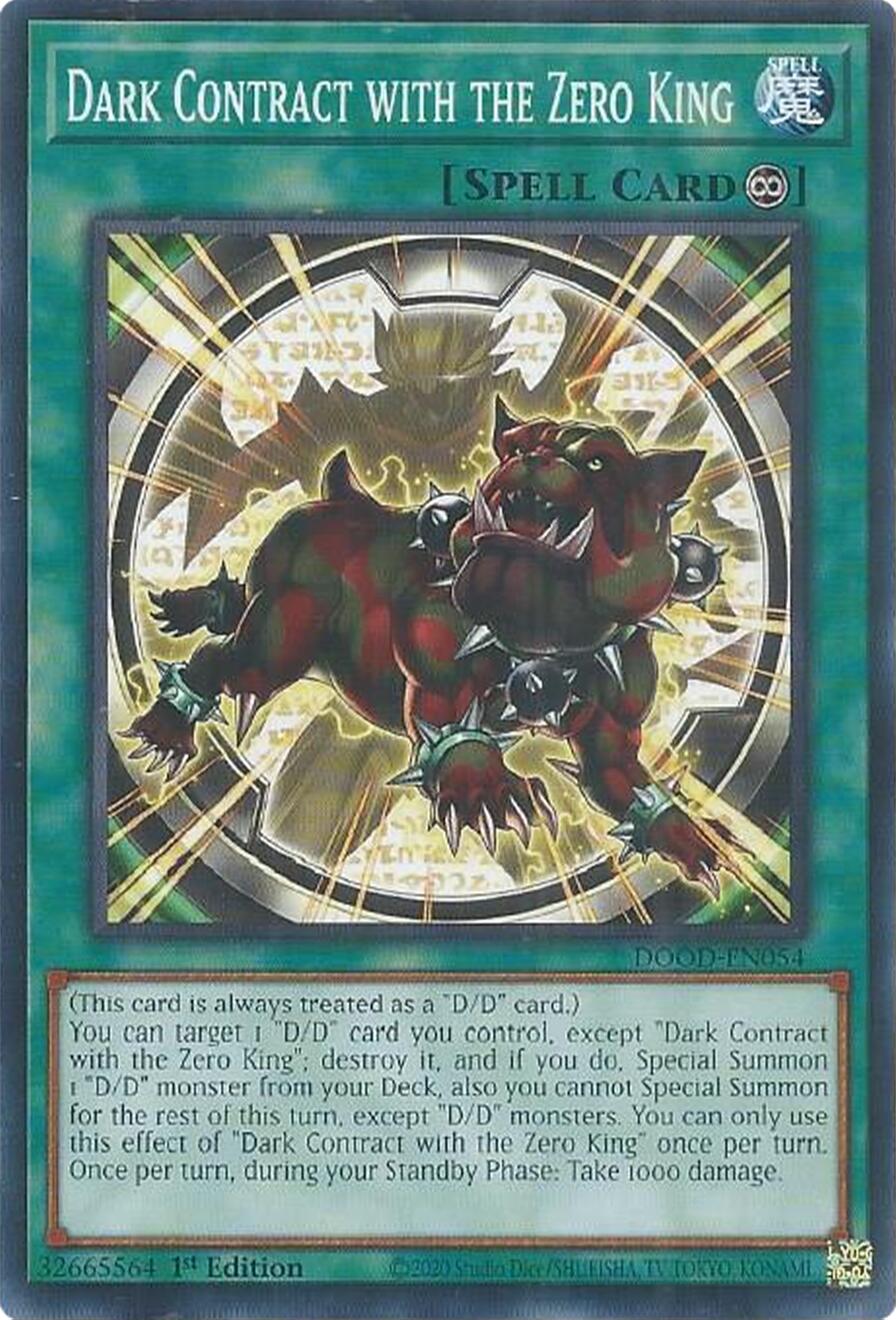 Dark Contract with the Zero King [DOOD-EN054] Common | Good Games Morley