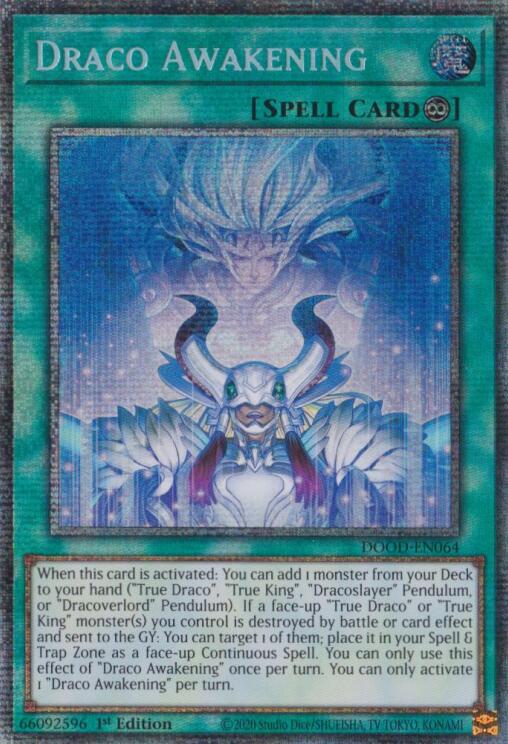 Draco Awakening (Starlight Rare) [DOOD-EN064] Starlight Rare | Good Games Morley