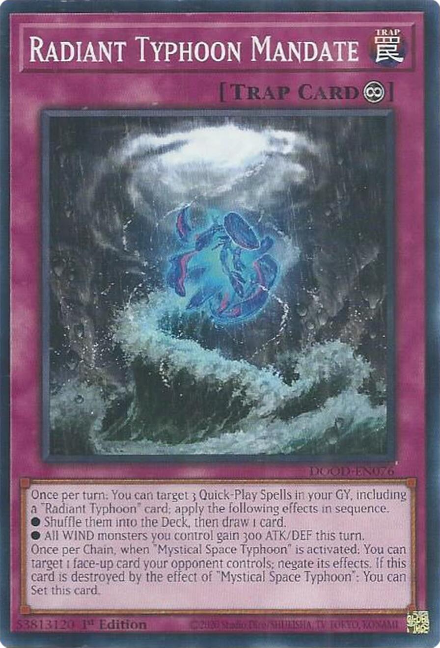 Radiant Typhoon Mandate [DOOD-EN076] Common | Good Games Morley