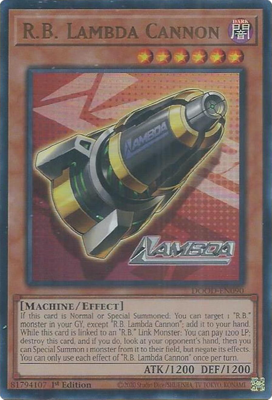 R.B. Lambda Cannon [DOOD-EN090] Ultra Rare | Good Games Morley