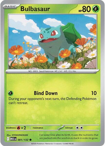 Bulbasaur (001/132) [Mega Evolutions: Base Set] | Good Games Morley