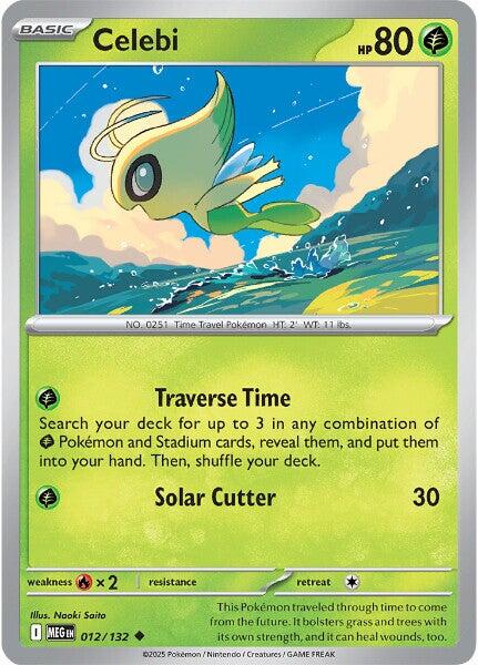 Celebi (012/132) [Mega Evolutions: Base Set] | Good Games Morley