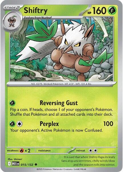 Shiftry (015/132) [Mega Evolution: Base Set] | Good Games Morley