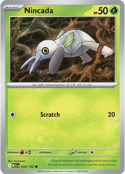 Nincada (016/132) [Mega Evolutions: Base Set] | Good Games Morley