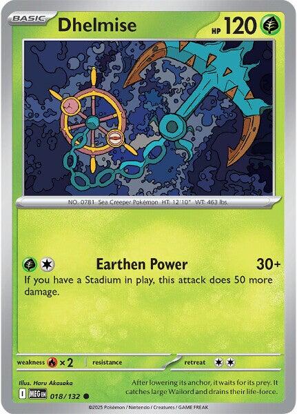 Dhelmise (018/132) [Mega Evolution: Base Set] | Good Games Morley