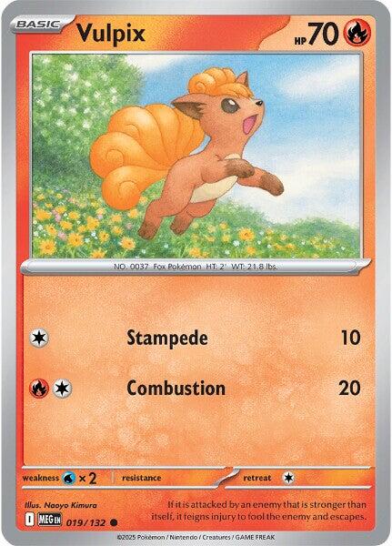 Vulpix (019/132) [Mega Evolution: Base Set] | Good Games Morley