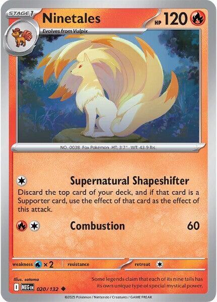 Ninetales (020/132) [Mega Evolution: Base Set] | Good Games Morley
