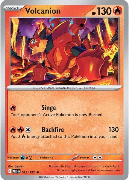 Volcanion (025/132) [Mega Evolutions: Base Set] | Good Games Morley