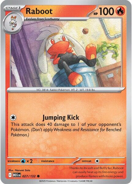 Raboot (027/132) [Mega Evolution: Base Set] | Good Games Morley
