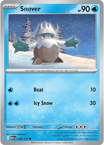 Snover (035/132) [Mega Evolution: Base Set] | Good Games Morley