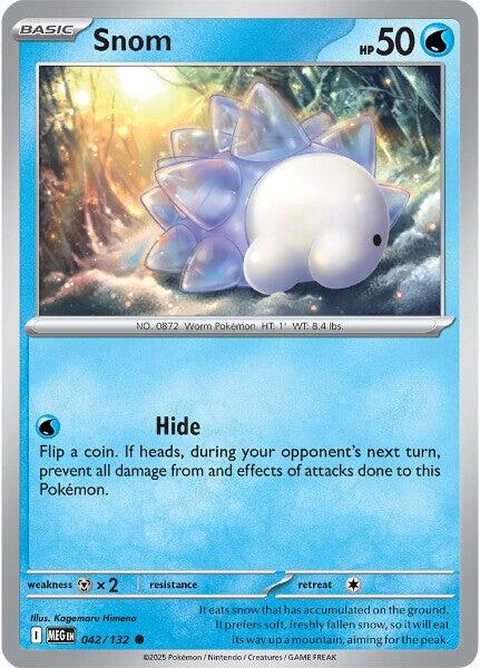 Snom (042/132) [Mega Evolution: Base Set] | Good Games Morley