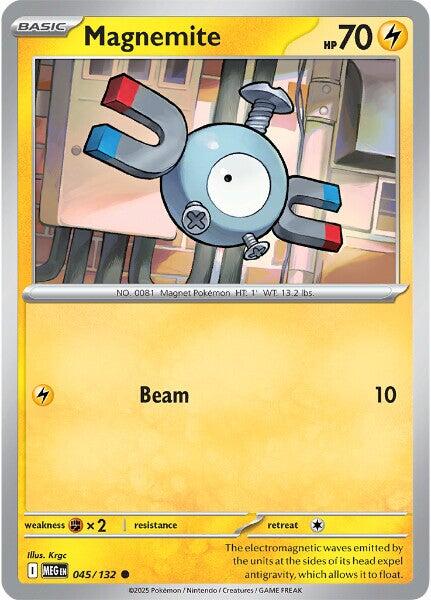 Magnemite (045/132) [Mega Evolutions: Base Set] | Good Games Morley