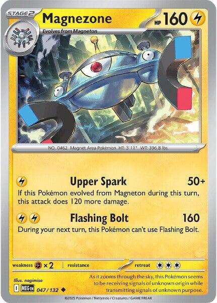 Magnezone (047/132) [Mega Evolution: Base Set] | Good Games Morley