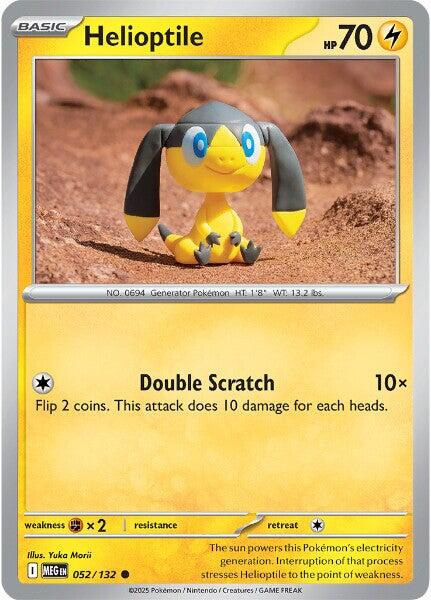 Helioptile (052/132) [Mega Evolutions: Base Set] | Good Games Morley
