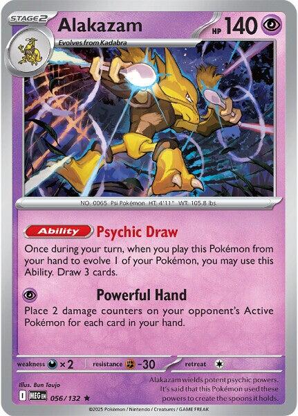 Alakazam (056/132) [Mega Evolution: Base Set] | Good Games Morley