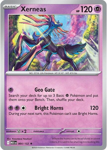 Xerneas (064/132) [Mega Evolution: Base Set] | Good Games Morley