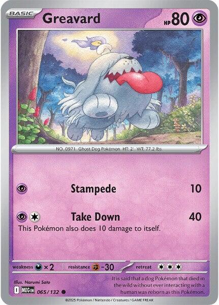 Greavard (065/132) [Mega Evolution: Base Set] | Good Games Morley