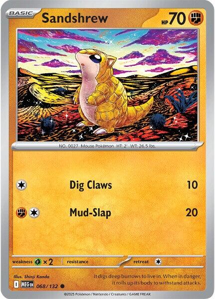 Sandshrew (068/132) [Mega Evolution: Base Set] | Good Games Morley