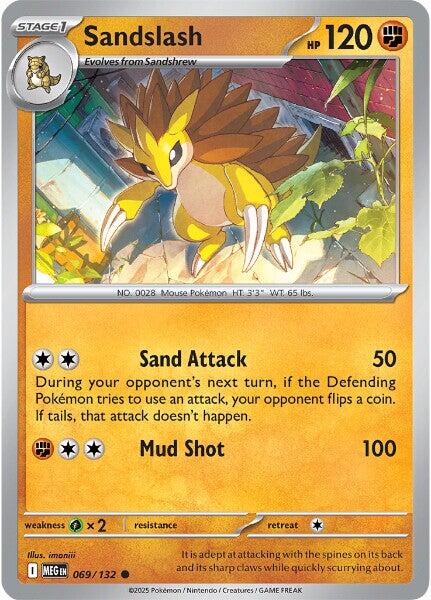 Sandslash (069/132) [Mega Evolution: Base Set] | Good Games Morley
